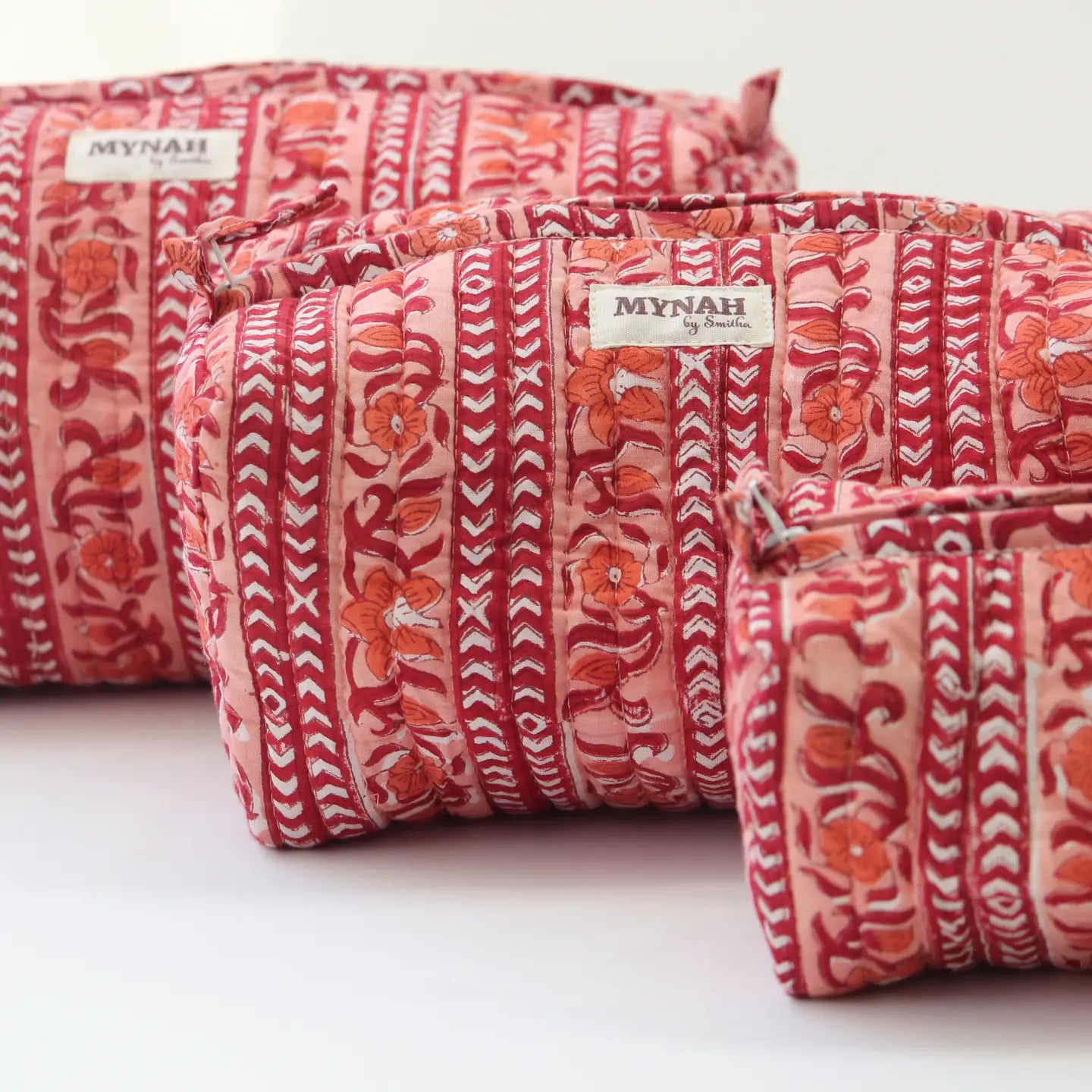 Terracotta Quilt Pouch