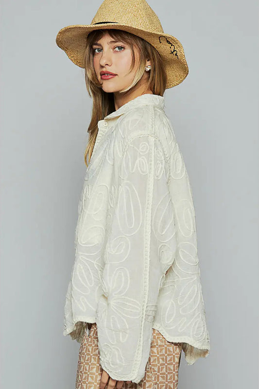 Cove Embroidered Top